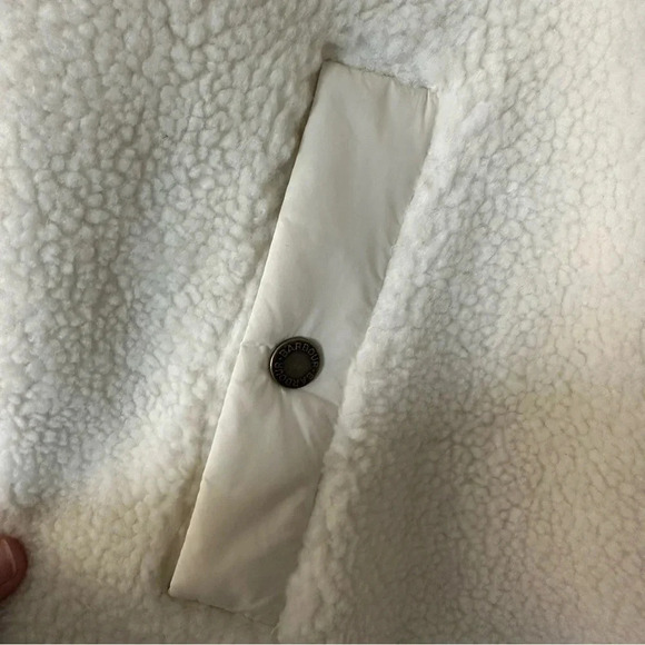 Barbour Aspen Plus Size Fleece Women’s Cream Jacket with Pockets Size 3X NWT - Picture 4 of 9